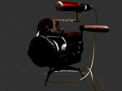 Chinese Movie Camera 3D Model