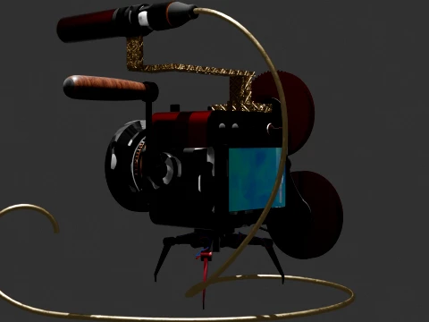 Chinese Movie Camera 3D Model