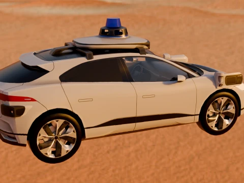 Waymo Autonomous Car Modello 3D
