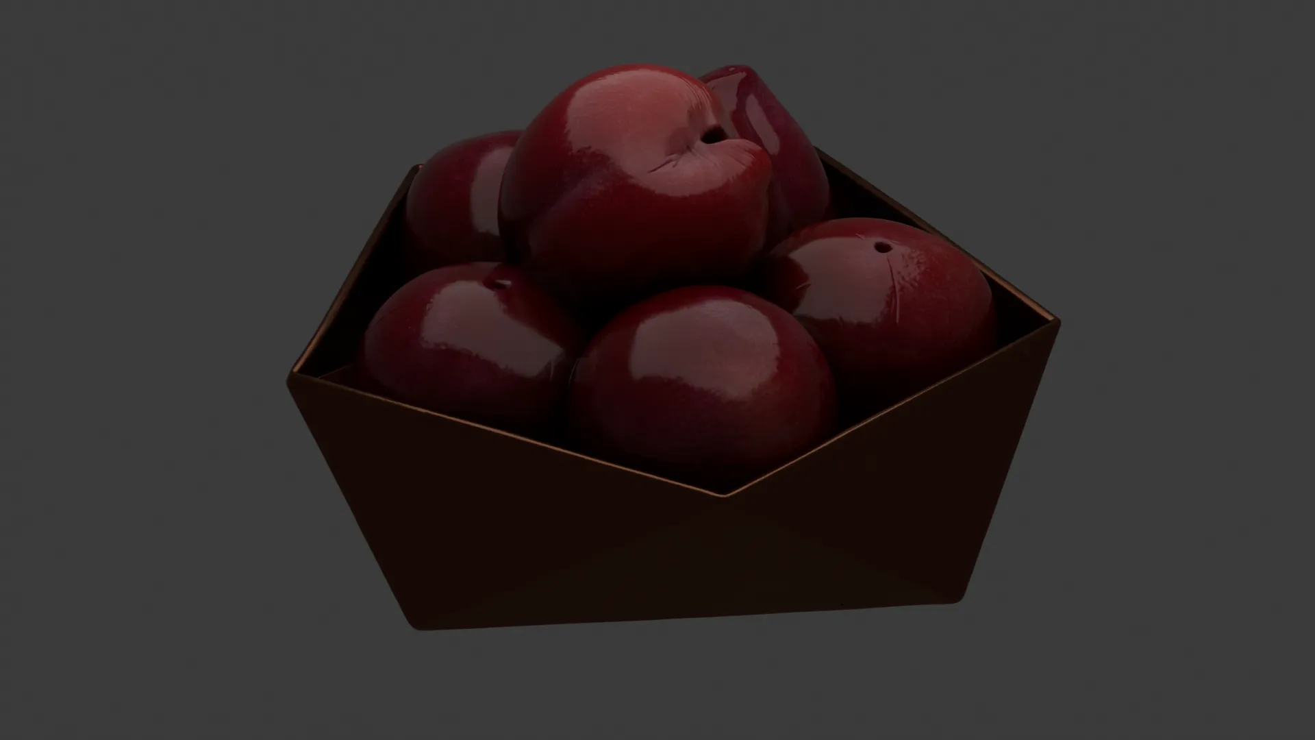 Chinese Plum 3D Model .c4d .max .obj .3ds .fbx .stl .blend 