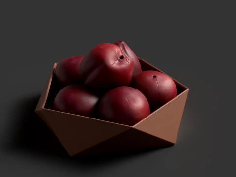 Chinese Plum 3D Model