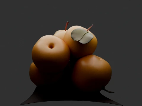 Chinese Pear 3D Model