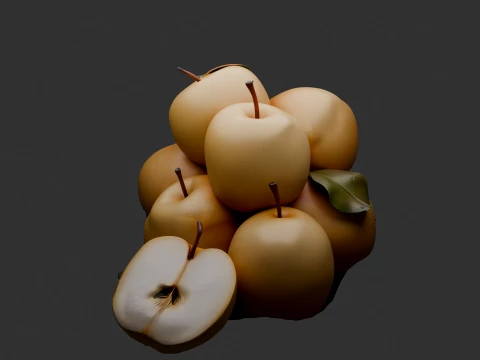 Chinese Pear 3D Model