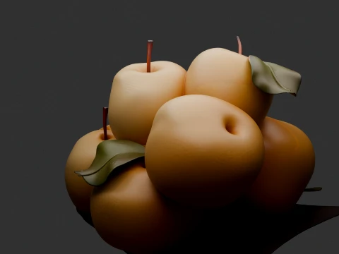 Chinese Pear 3D Model