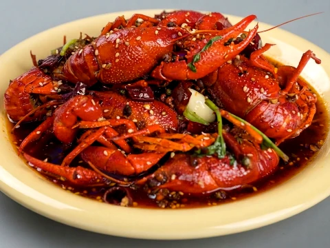Chinese Cooked Lobster 3D Model