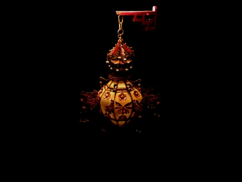 Chinese Royal Palace Lantern 3D Model