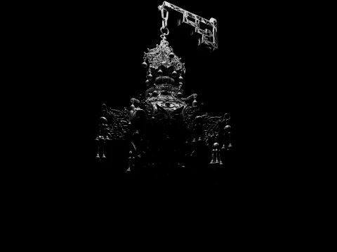 Chinese Royal Palace Lantern 3D Model