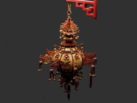 Chinese Royal Palace Lantern 3D Model