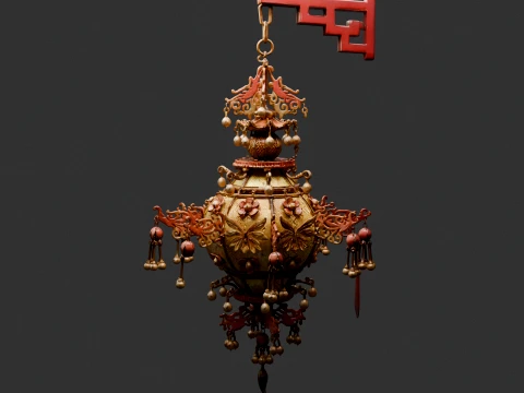 Chinese Royal Palace Lantern 3D Model