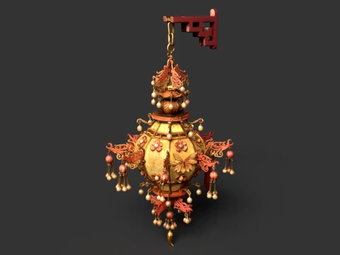 Chinese Royal Palace Lantern 3D Model