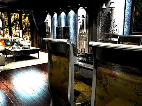 Chinese Restaurant 3D Model