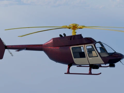 Chinese Cherry Helicopter 3D Model
