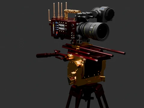 Cam&eacute;ra de cin&eacute;ma chinoise Modèle 3D