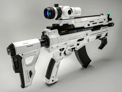 Submachine 3D Model