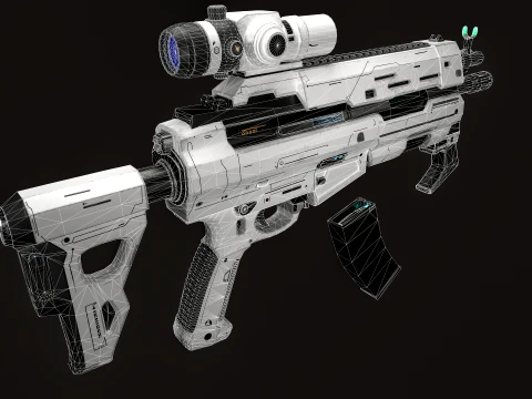 Submachine 3D Model