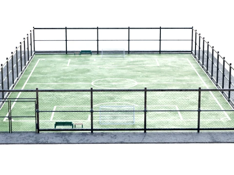 Campo de Futebol Modelo 3D