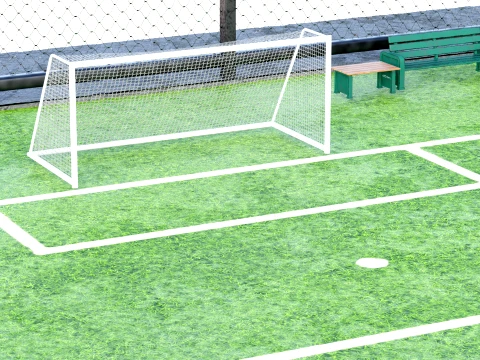 Campo de Futebol Modelo 3D