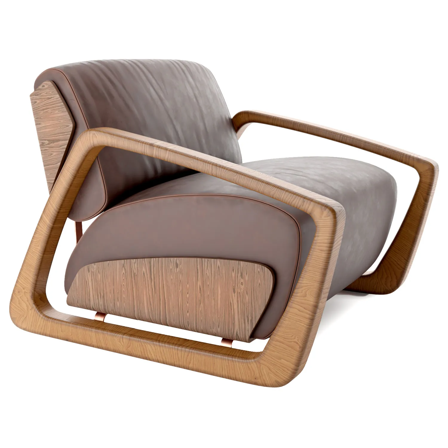 Hector Armchair 3D Model .c4d .max .obj .3ds .fbx .stl .blend 