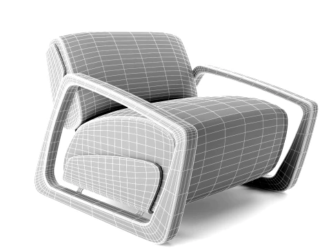 Hector Armchair 3D Model