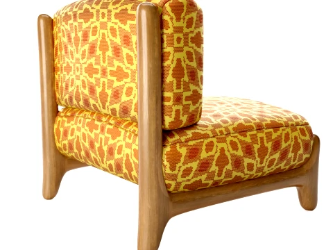 Arm Chair WoodCr 3D Model