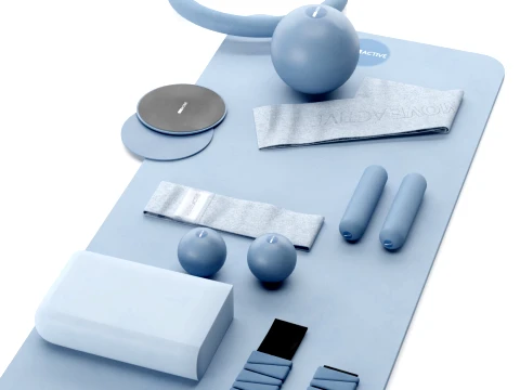 Yoga Equipment Set 070 3D Model