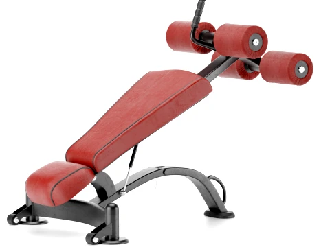 Gym Equipment Multi Purpose Sit Up Bench 3D Model