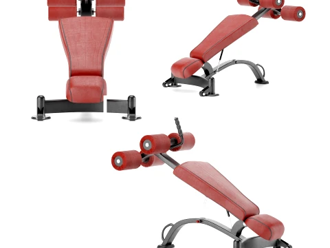 Gym Equipment Multi Purpose Sit Up Bench 3D Model