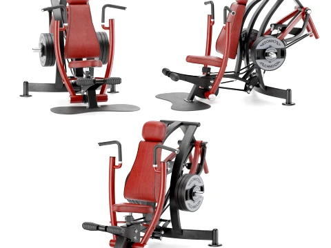 Gym Equipment SUPER VERTICAL CHEST PRESS 3D Model