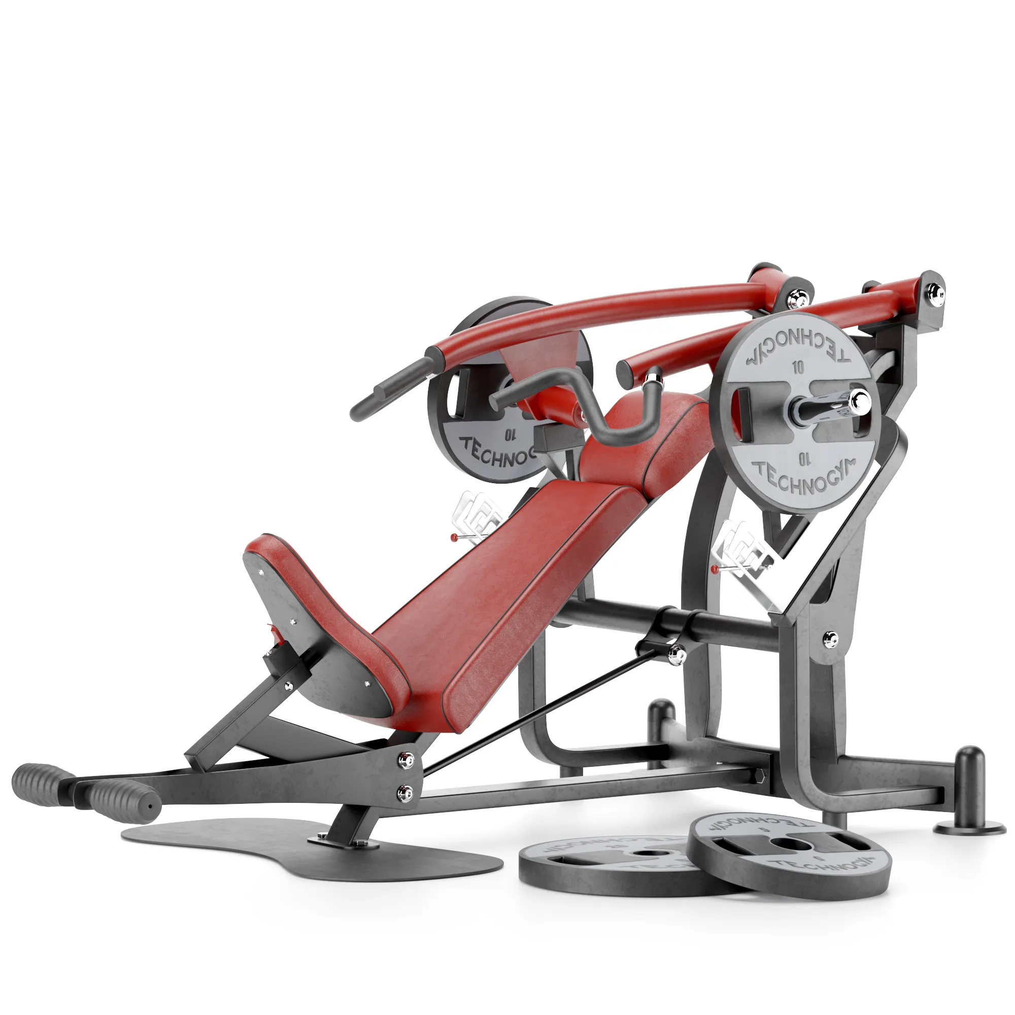 Gym Equipment SUPER UPPER CHEST PRESS 3D Model .c4d .max .obj .3ds .fbx .stl .blend 
