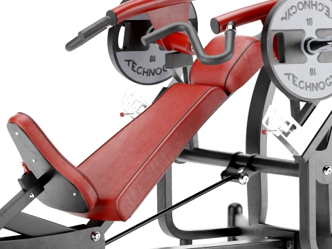 Gym Equipment SUPER UPPER CHEST PRESS 3D Model