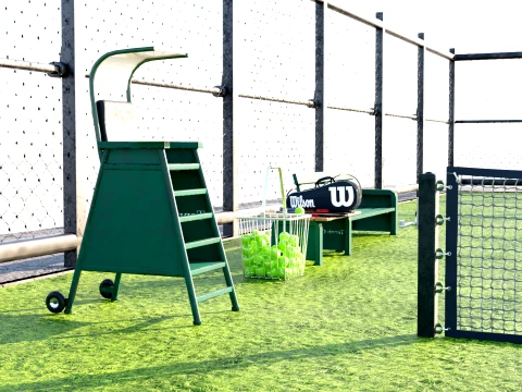 Tennis Court Ground 3D Model