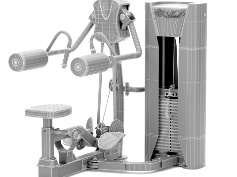 Gym Equipment HOIST Lateral Raise RS-1502 3D Model