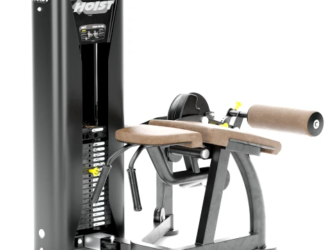 Gym Equipment Hoist fitness RS-2408 Prone Leg Curl Black 3D Model