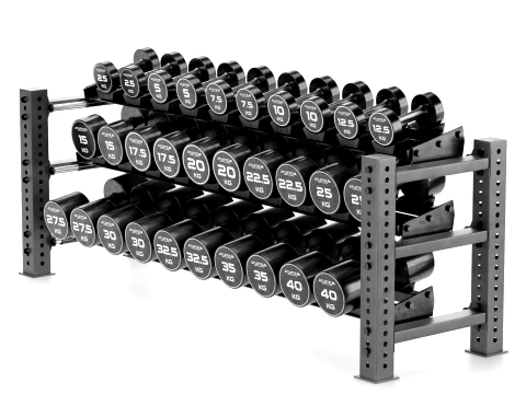 Gym Equipment Storage Racks Weight Set 020 3D Model