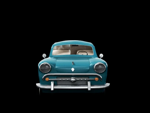 Moskvich 402 3D Model
