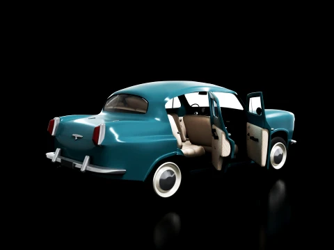 Moskvich 402 3D Model