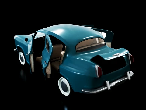 Moskvich 402 3D Model