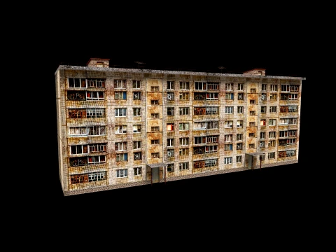 Building old apocalipsy 3D Model