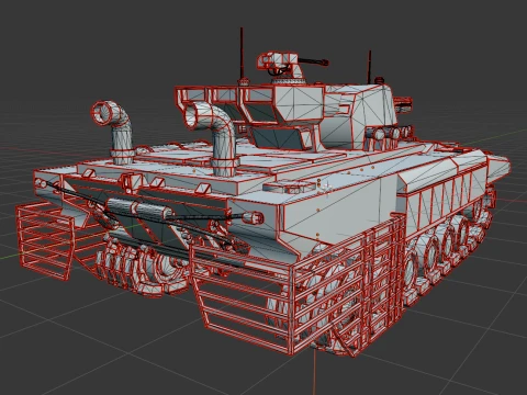 Tank 3D Model