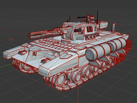 Tank 3D Model