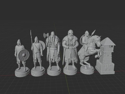Viking Guardian of the North 3D Print Model