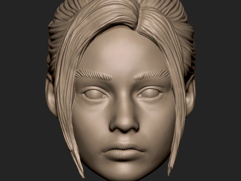 Claire Redfield van Resident Evil 3D printmodel