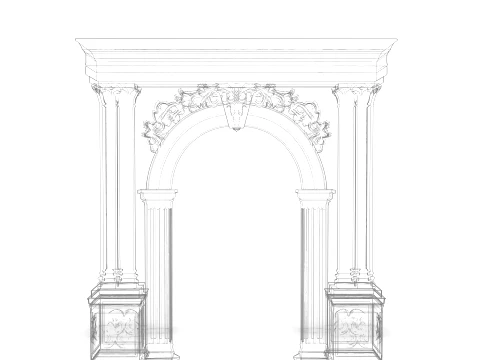 ROMAN PILLAR 3D Print Model