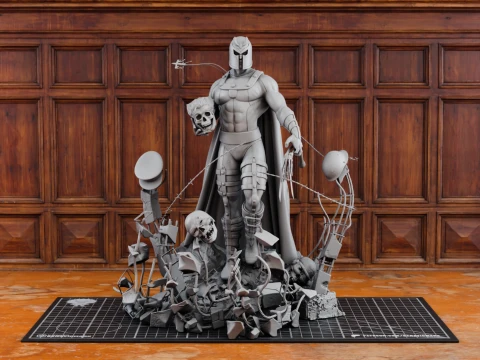 Magneto STL sculpture for 3d print 3D Print Model