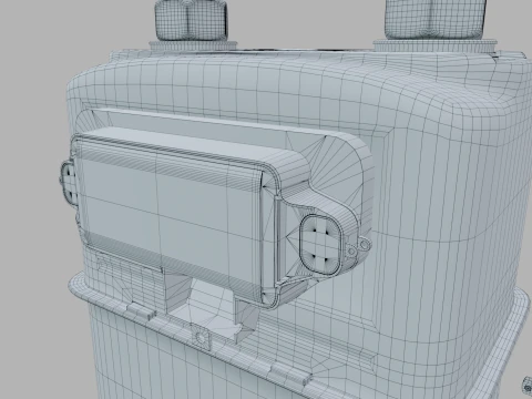 Gas Meter 3D Model