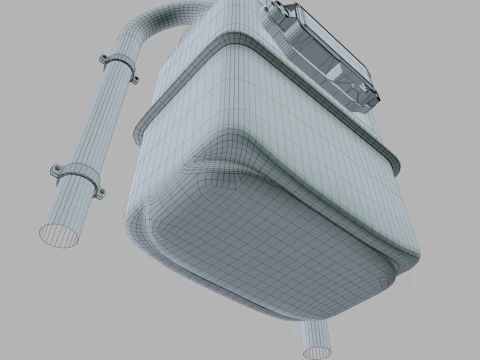 Gas Meter 3D Model
