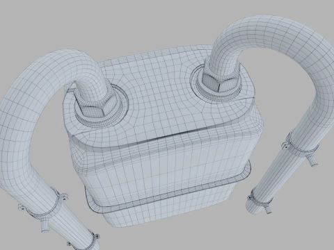 Gas Meter 3D Model