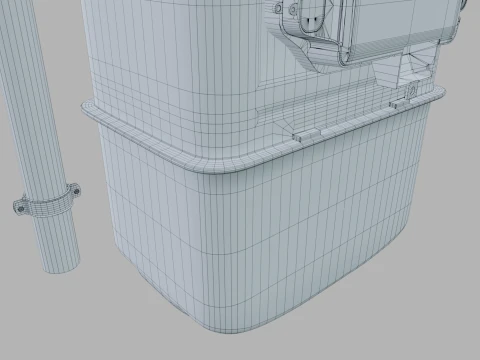 Gas Meter 3D Model