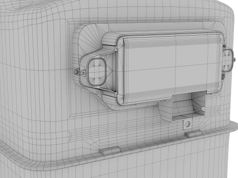 Medidor de g&aacute;s Modelo 3D