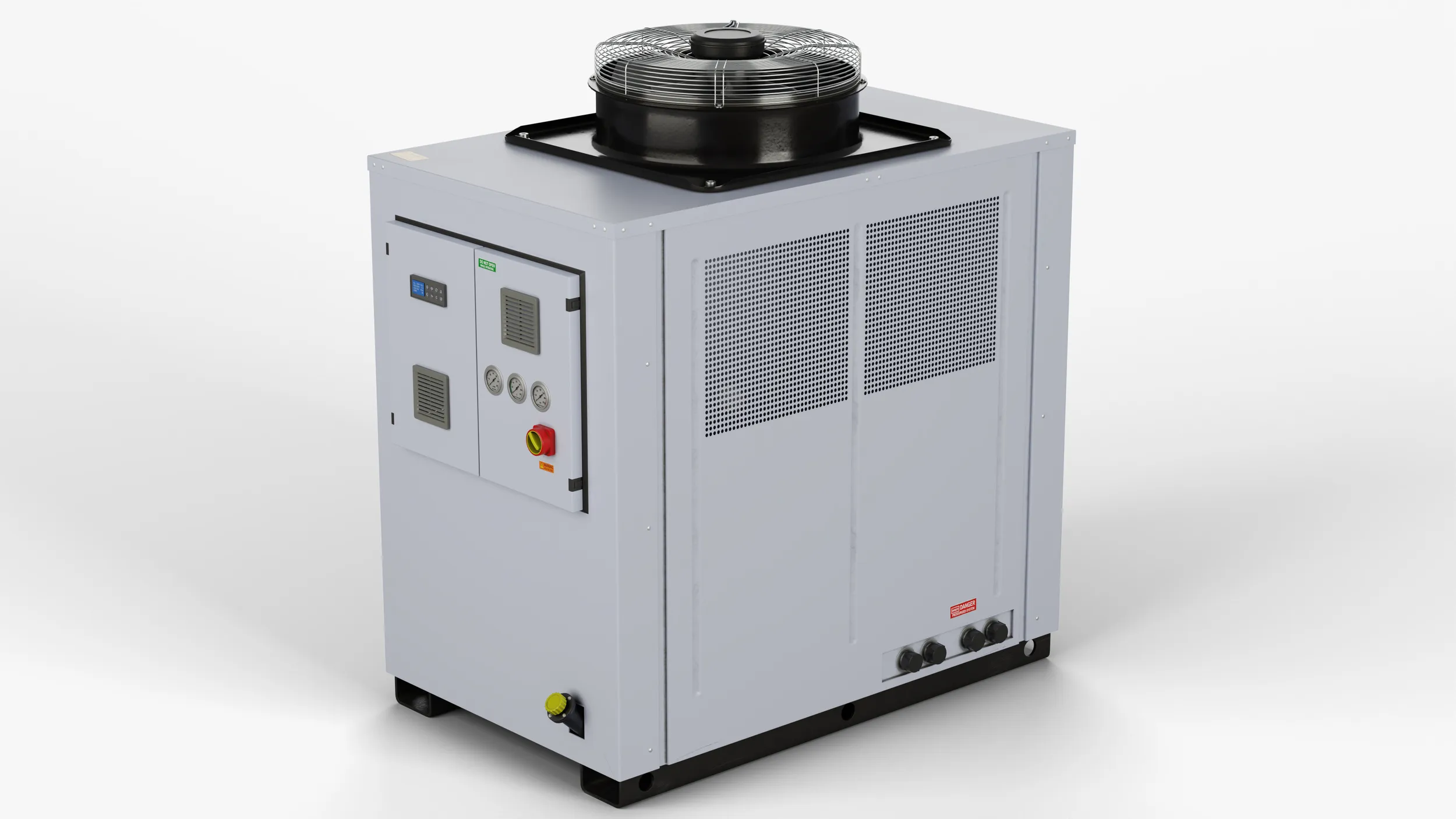Hydraulic Power Unit 3D Model .c4d .max .obj .3ds .fbx .stl .blend 